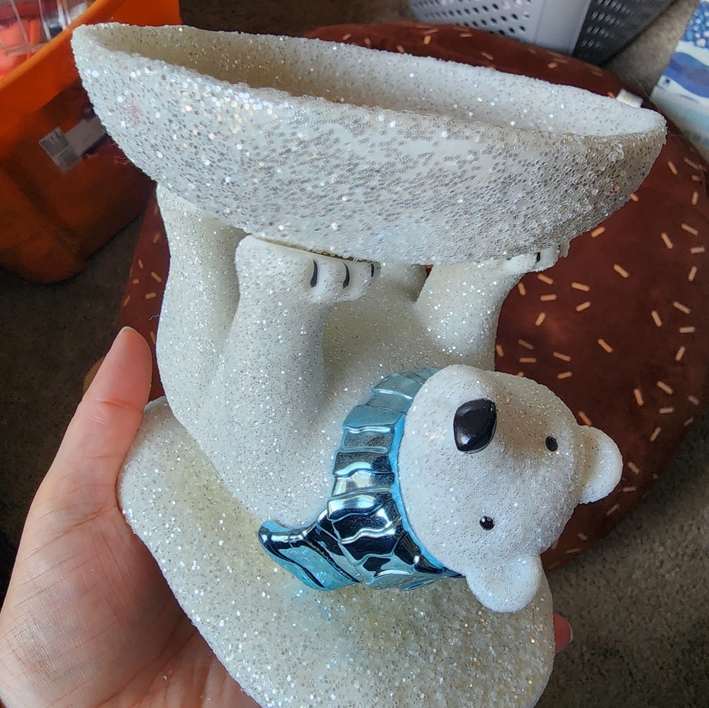 Bath and body works winter candle holder